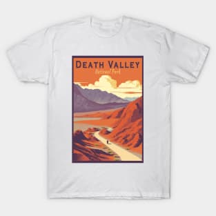 Death Valley National Park Vintage Travel  Poster T-Shirt